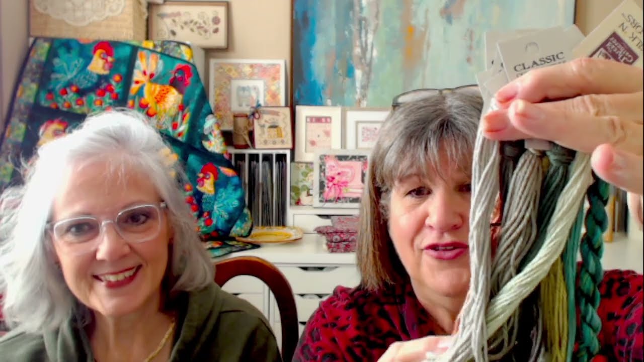 Linen & Scraps Flosstube #19 WIPS, Finishes, Treasures from the Past and a bit of  Haul!