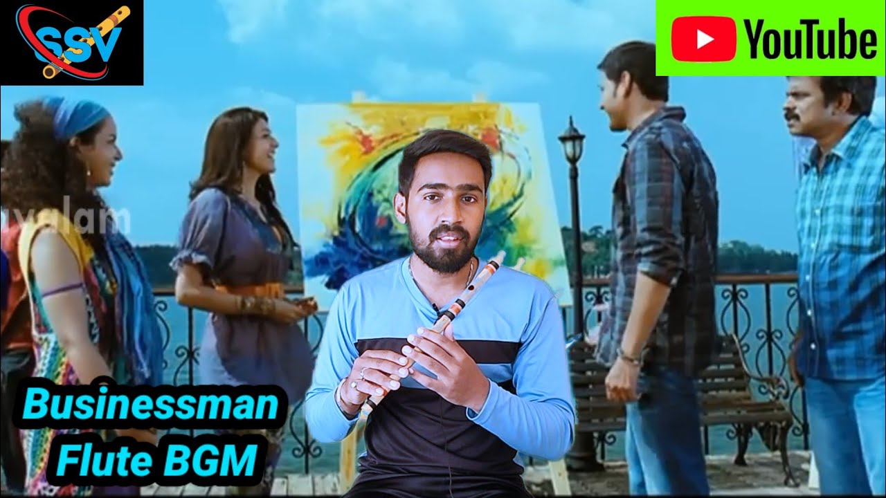 Businessman || Flute BGM Tutorial || SSVFLUTE || 2025 || yt viral video || Trending Music || Telugu 