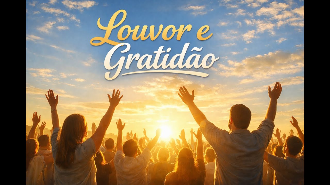 Louvores de Gratidão e Alegria 🎶 Celebre ao Senhor em Todo Tempo | 45 Minutos
