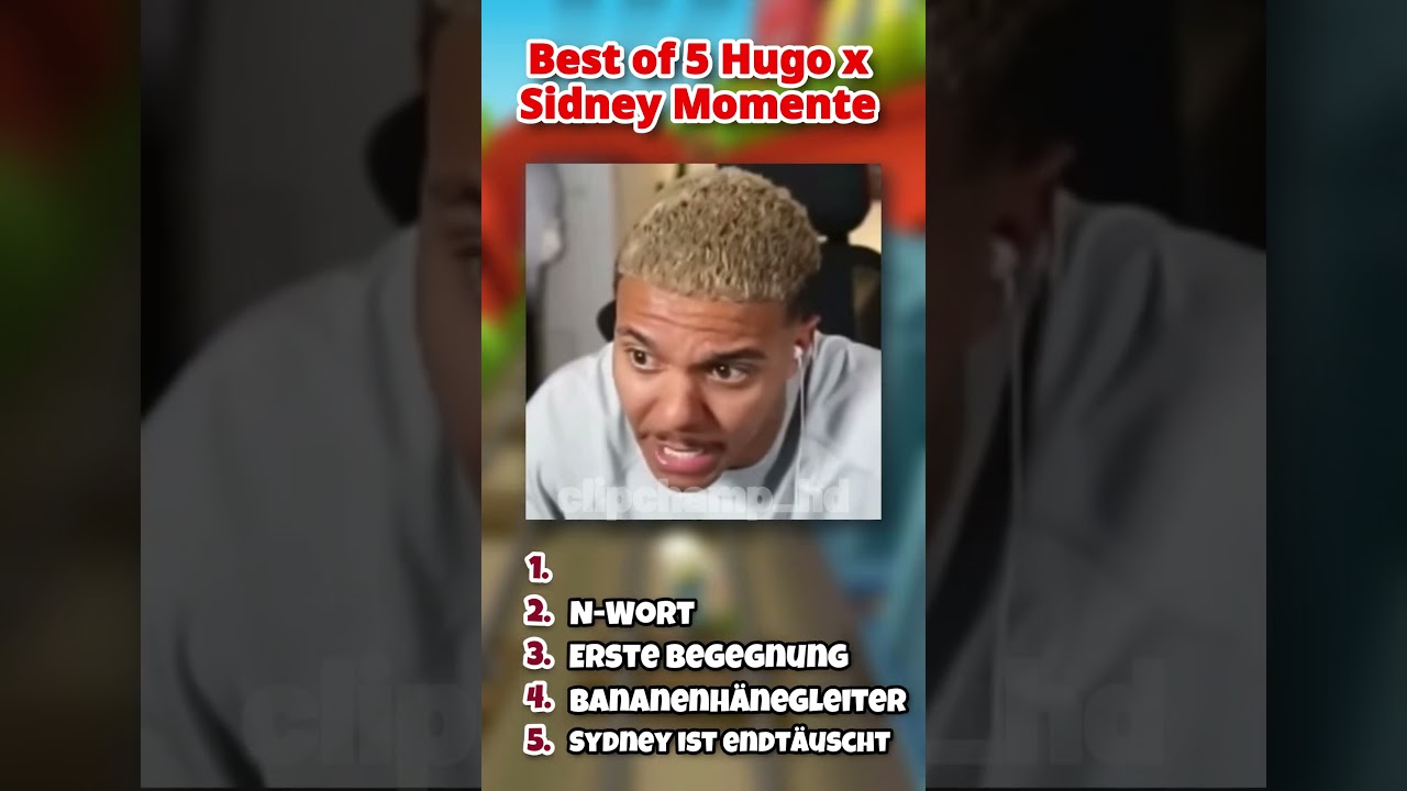 Best of 5 Hugo x Sidney Momente #letshugo #sidneyeweka