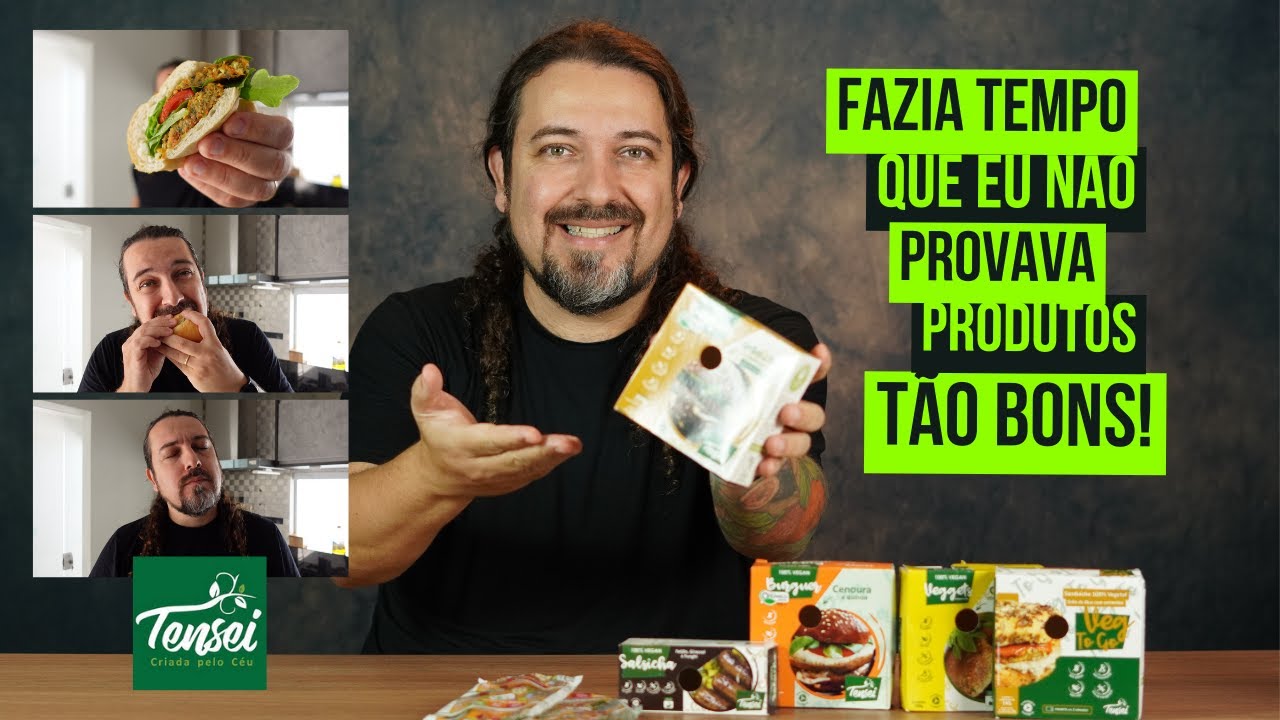 Invista na Tensei: hambúrgueres e salsichas veganos deliciosos
