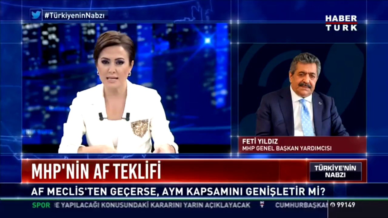Sn. Feti YILDIZ, “Şartlı Ceza İndirimi“ kanun teklifinin ana hatlarını Hebertürk Tv'de açıkladı.