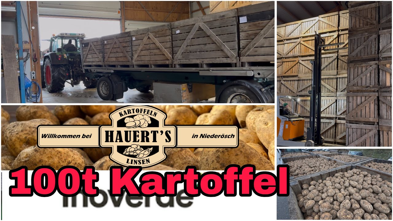 100t Kartoffeln transportiert