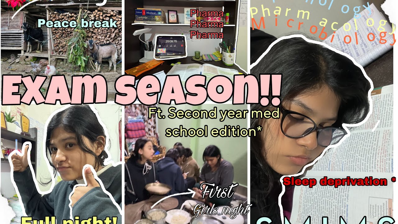 &ldquo;MED SCHOOL EXAM MADNESS! 📚🔥 Surviving 2nd Year at Sikkim Manipal | Exam Vlog 🎥&rdquo;