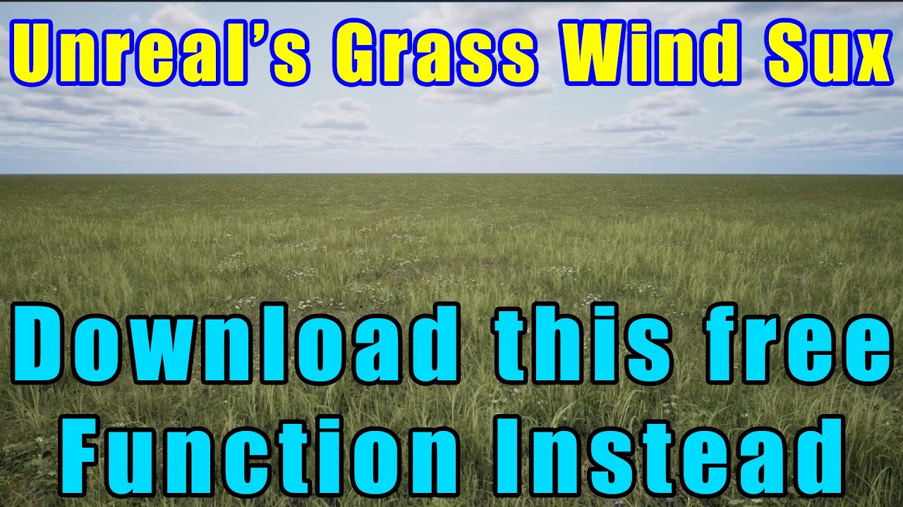 Unreal Engine - Better Wind Function - Not A Tutorial - FREE GIFT!