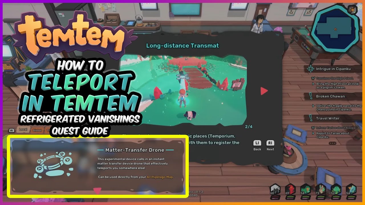 How To Teleport in Temtem | Refrigerated Vanishings Quest Guide - Temtem Fast Travel