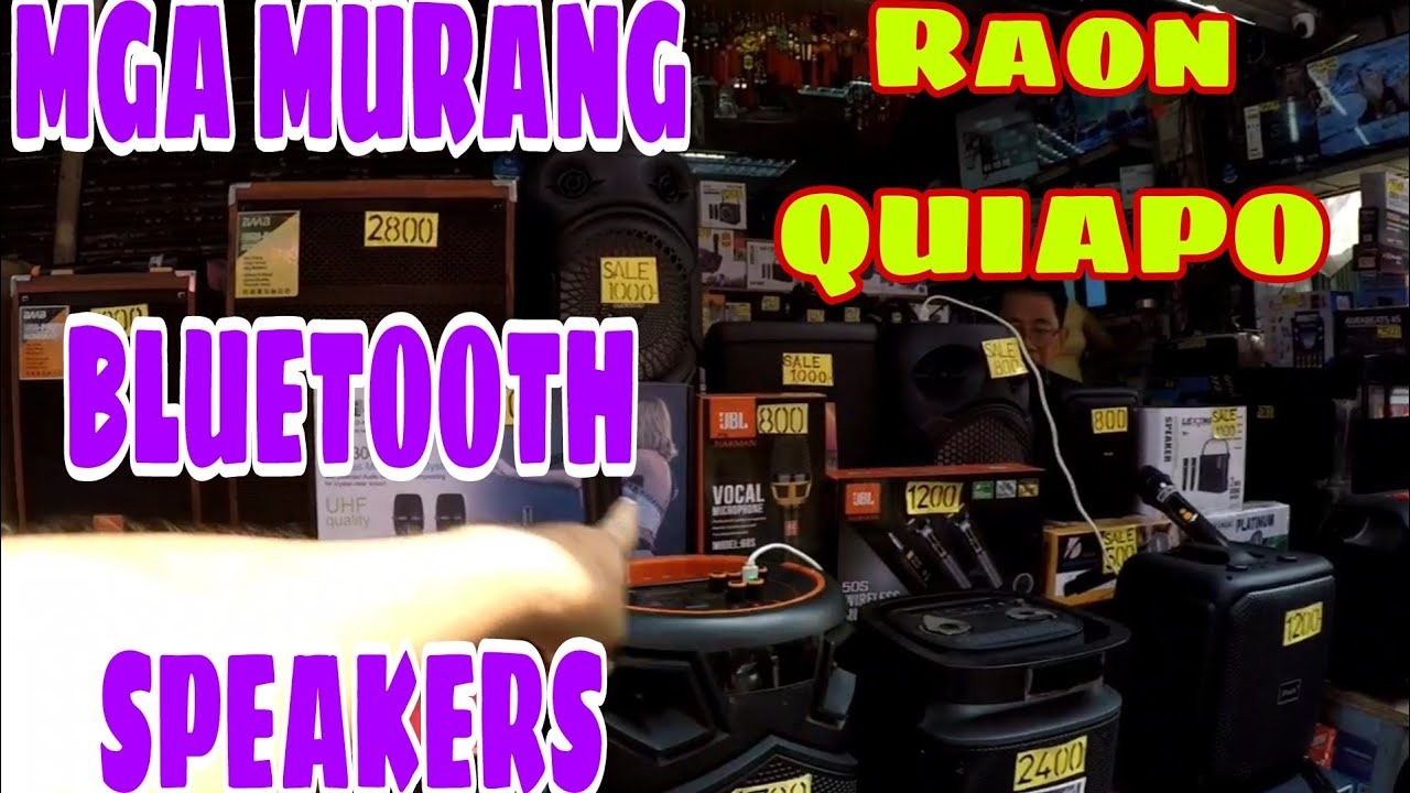 MURANG BLUETOOTH SPEAKERS QUIAPO Manila