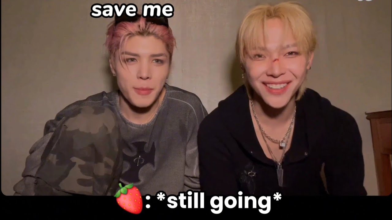 Nicholas & Maki(&TEAM) acting deranged during live