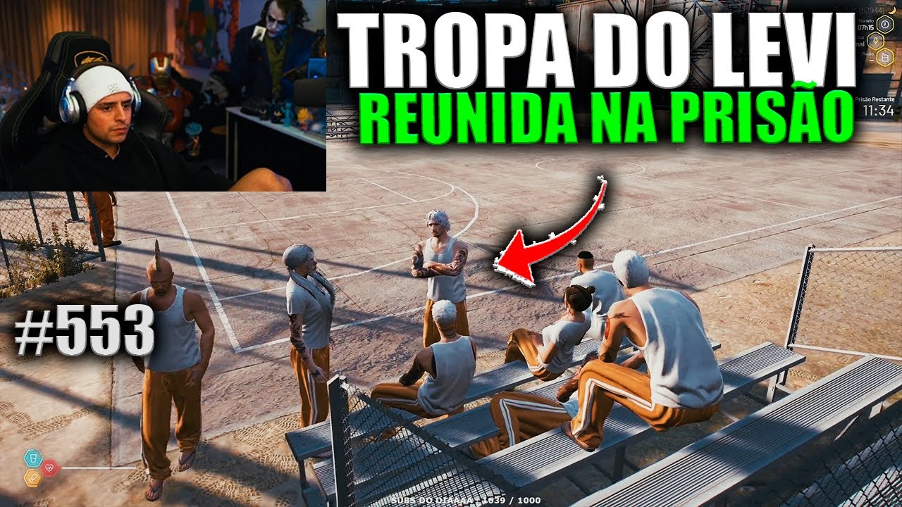 TROPA DO LEVI REUNIDA NA PRIS&Atilde;O! EP 553