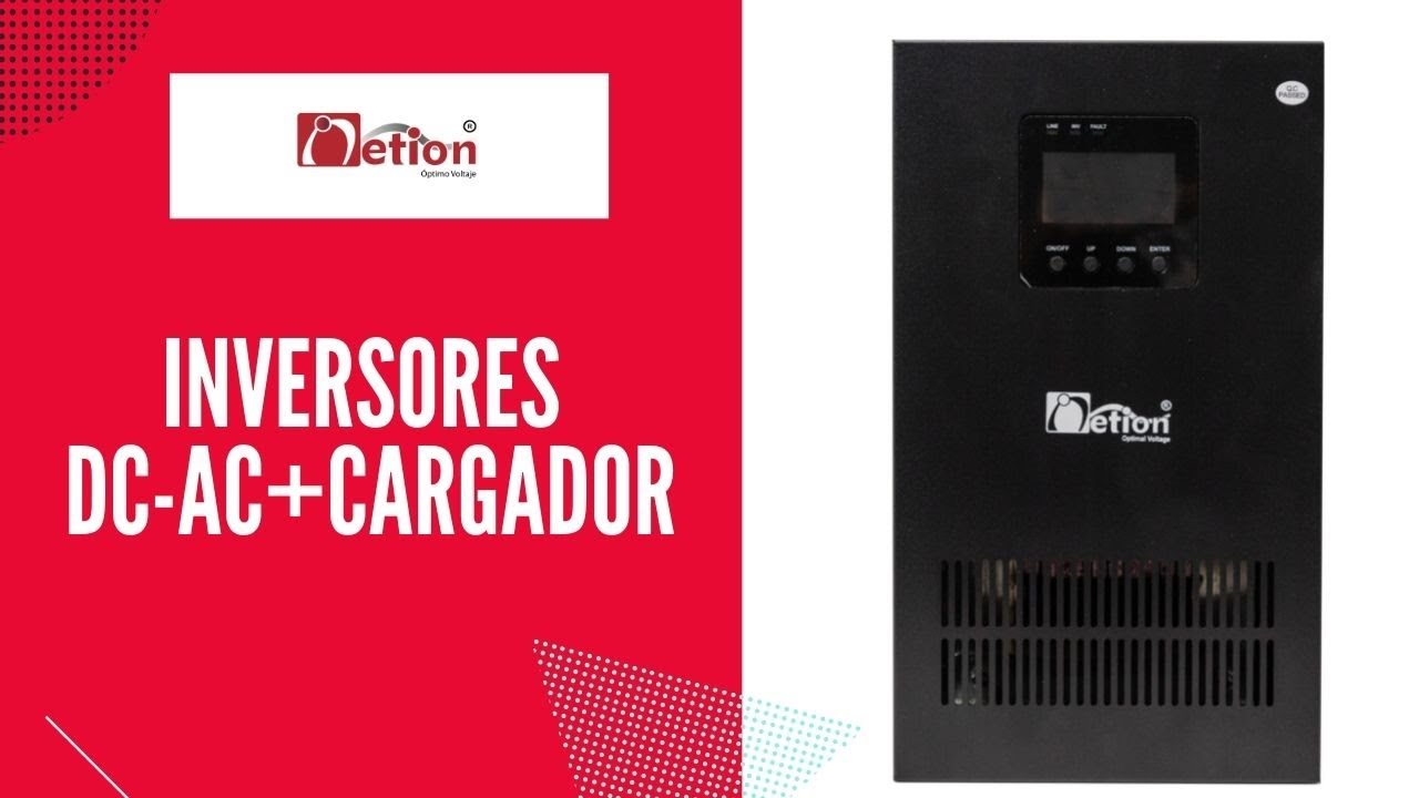 Inversor DC-AC+CARGADOR Netion