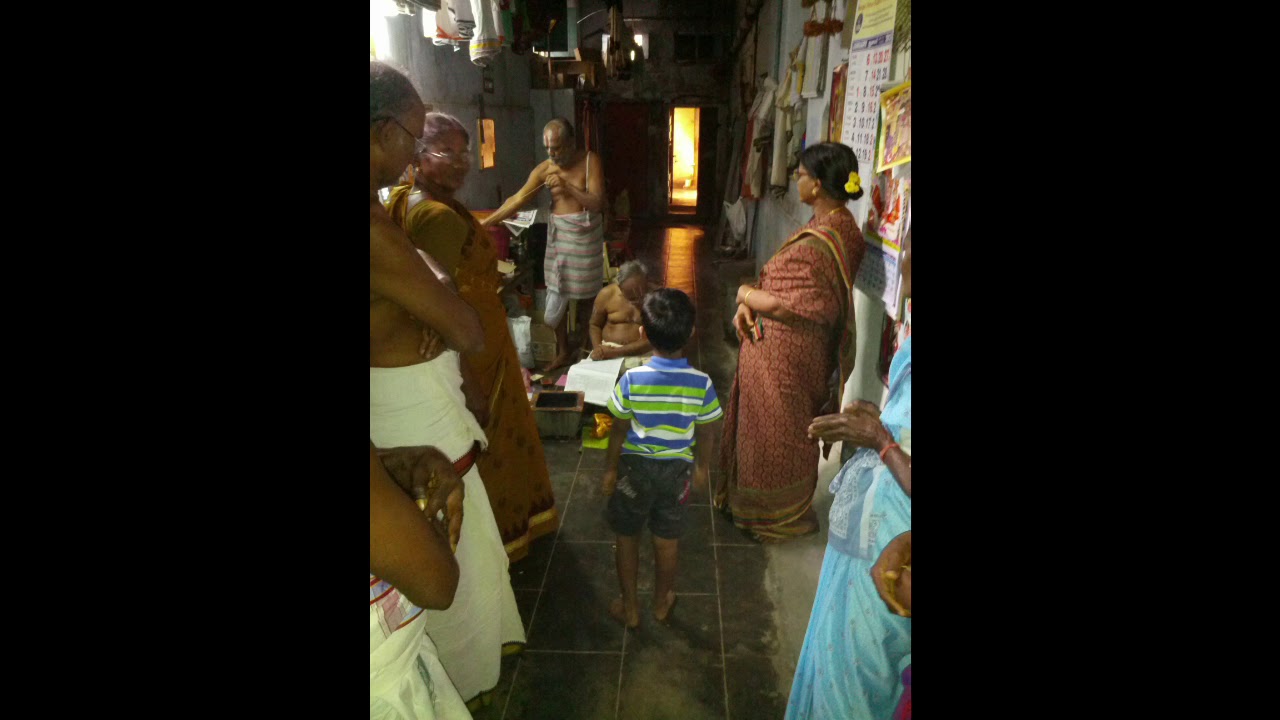 PANCHA SAMSKARAM AT PERIYA NAMBI THIRUMALIGAI SRIRANGAM