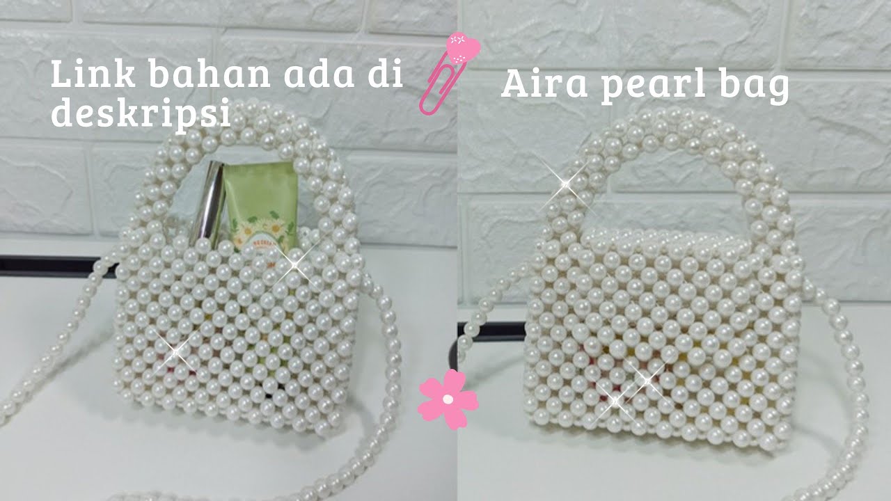 Tutorial pearl bag || tas manik