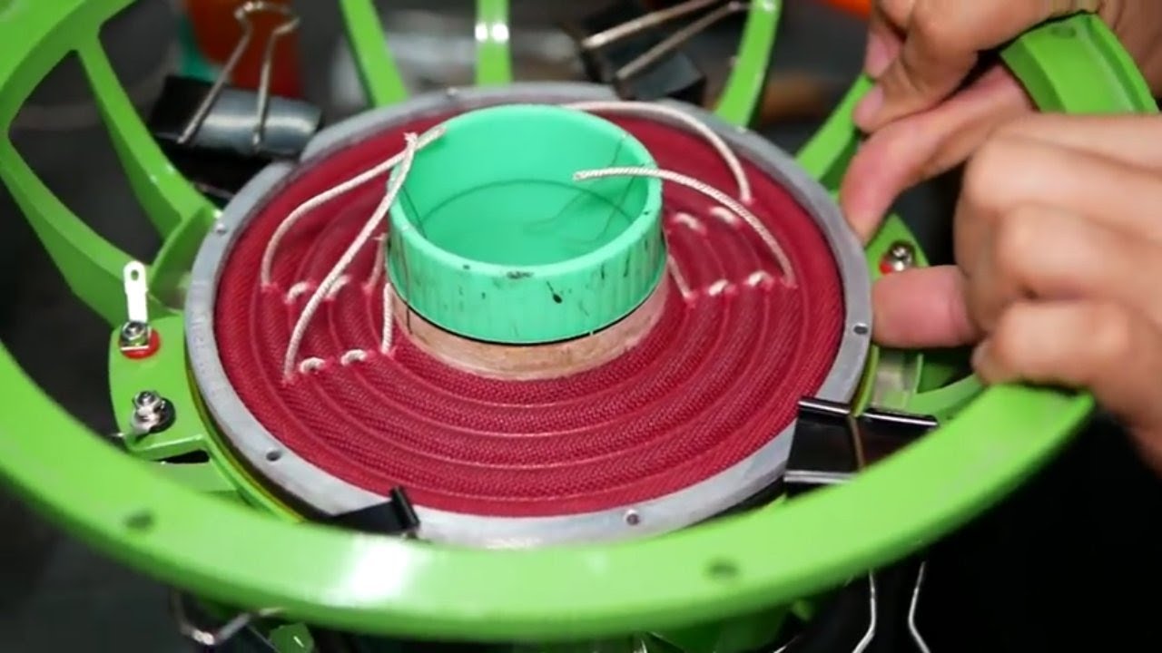 PEMBUATAN SPEAKER SUBWOFER 2 COIL // PABRIK SPEAKER