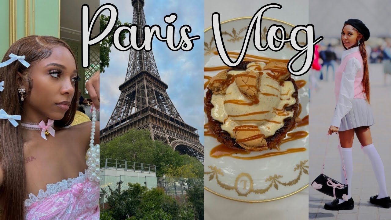 PARIS, FRANCE TRAVEL VLOG 2024 | EIFFEL TOWER + LOUVRE PHOTOSHOOT + RESTARAUNTS + MORE ♡