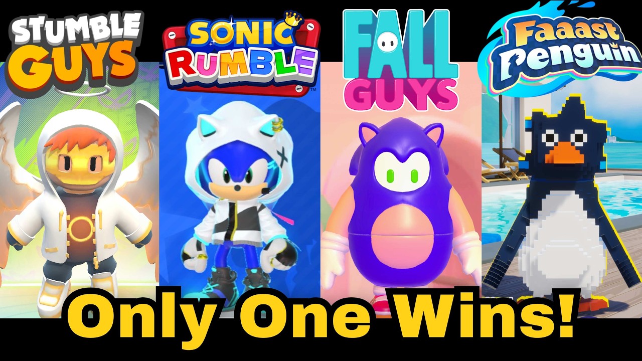 Sonic Rumble VS Fall Guys & Stumble Guys!