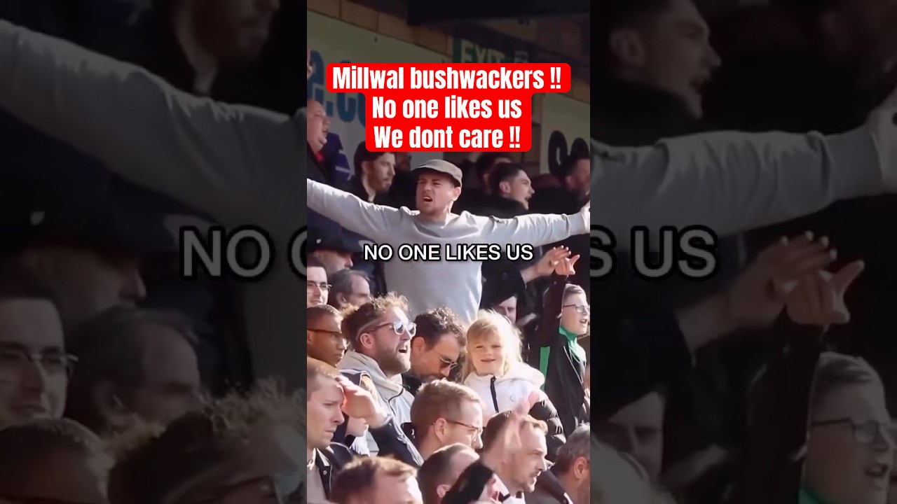 ICONIC CHANT! Millwall Bushwackers Sing 'No One Likes Us, We Don&rsquo;t Care' 🔥 | Loudest Football Fans