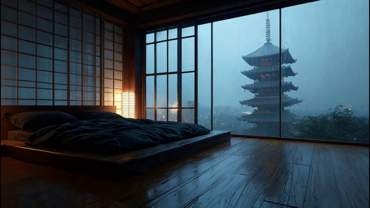 Fall Asleep Instantly 🌙 | Relaxing Sleep Music with Gentle Rain for Insomnia & Stress Relief