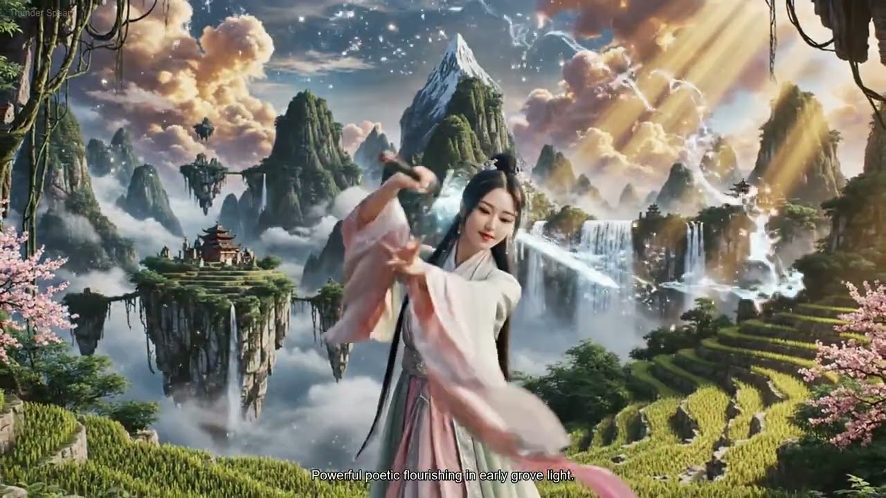 Mystical Sword Fairy in Bamboo Dawn 1768845051