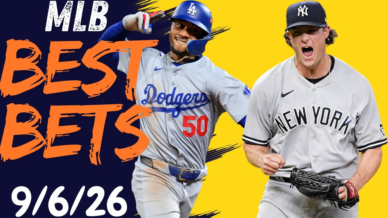 MLB BETS 9/6/26 Player Props,Parlays & Home Run Pick's