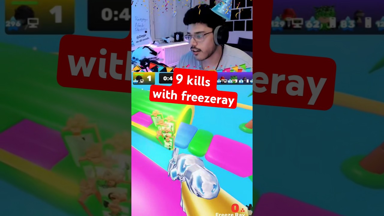 9 kills with Freeze Ray on Splash!