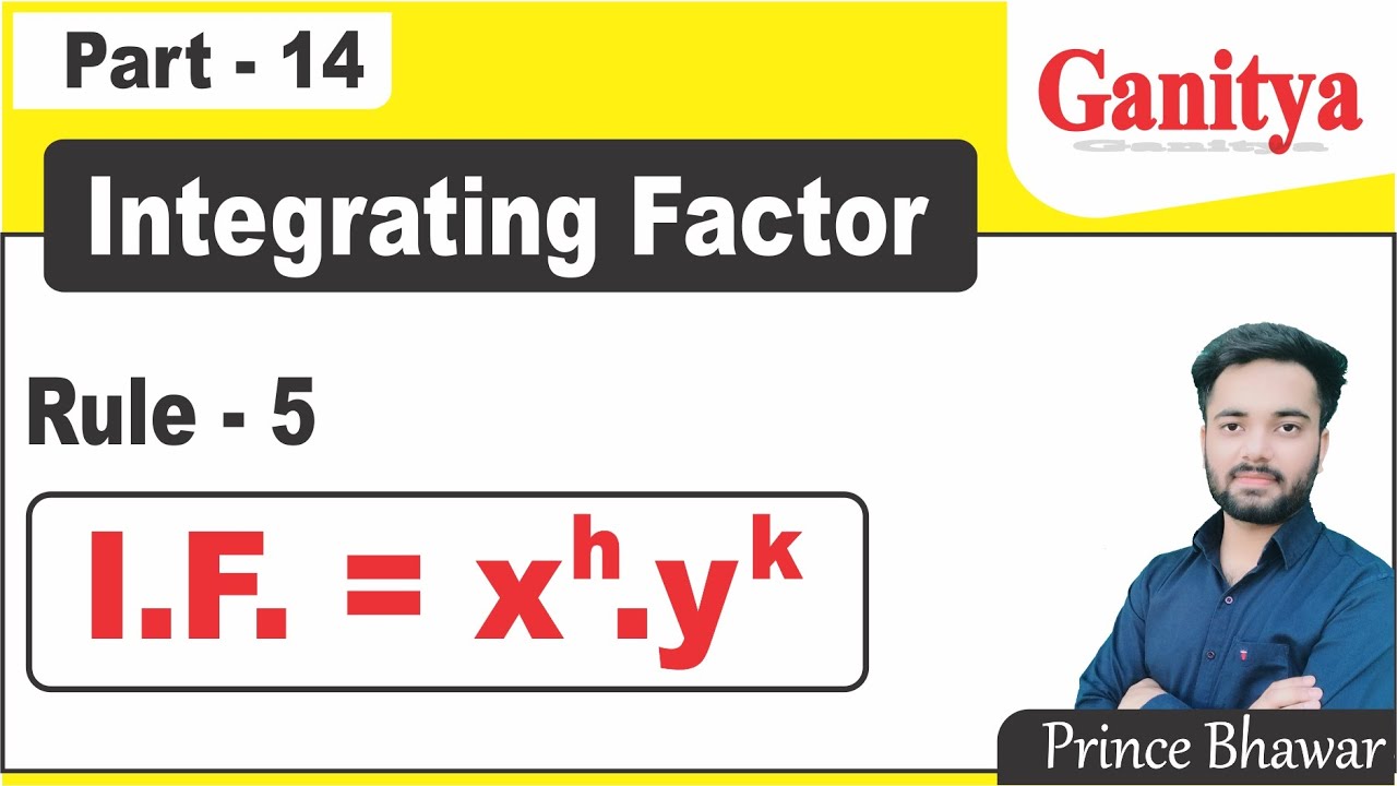 Part 3 | Integrating Factor Exact Differential Equations | Rule 5 | Reducible to exact eqution