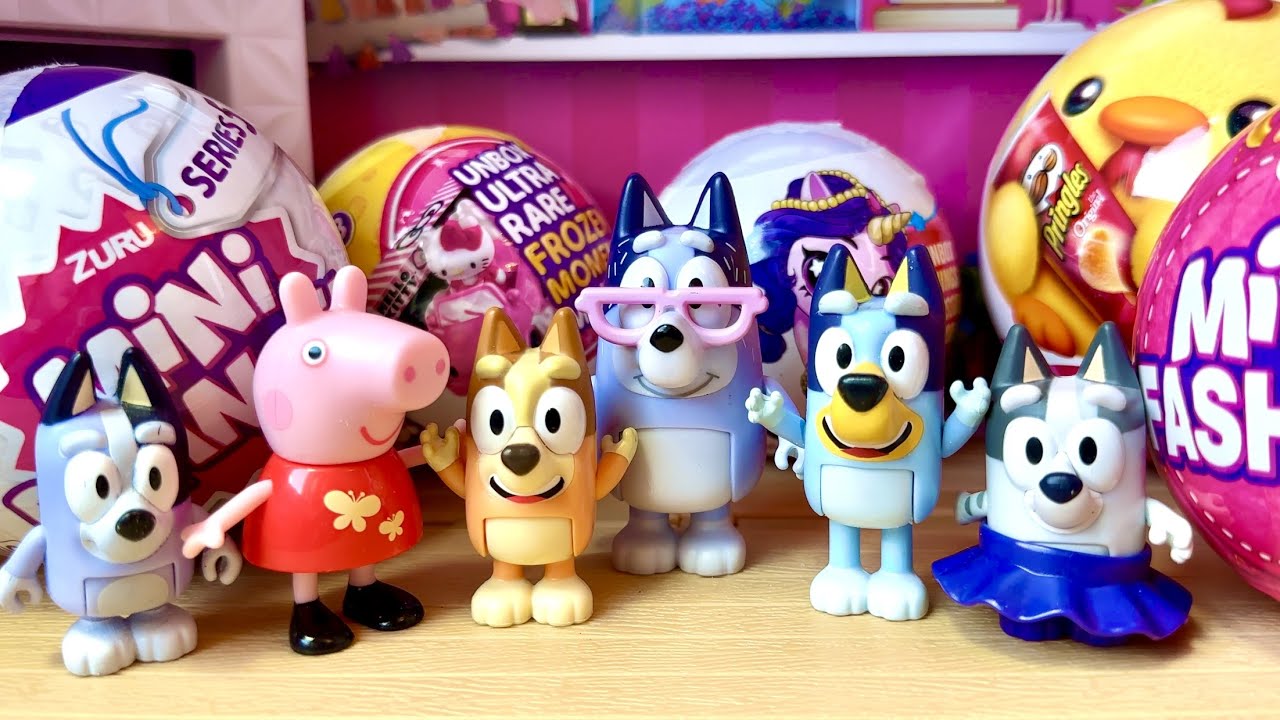 Bluey and Bingo toddlers - fun with toys pretend play