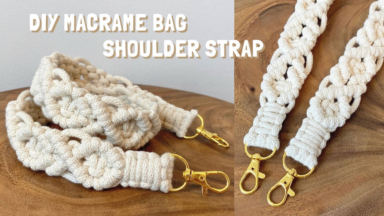 DIY Macrame Shoulder Bag Strap Tutorial