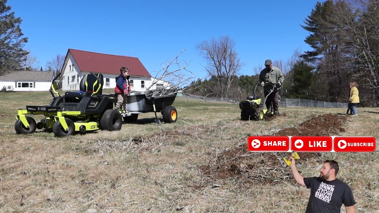 Gardening with Ryobi tools