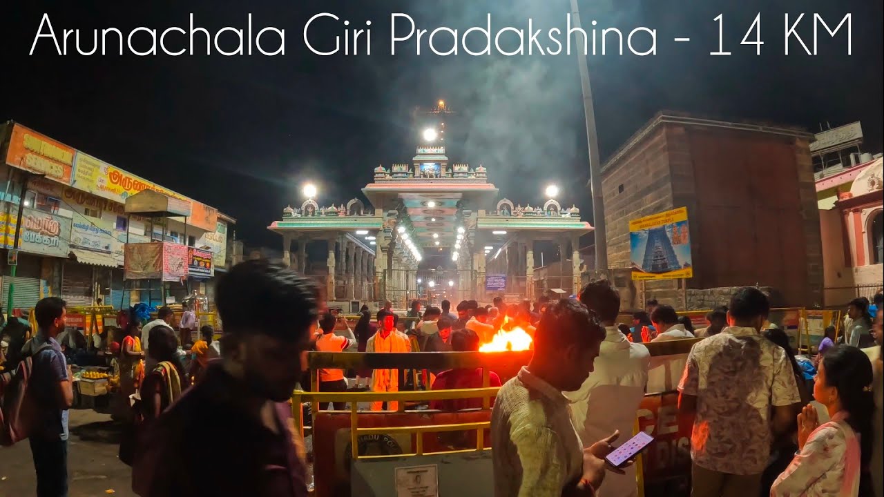 I EXPLORED Tiruvannamalai Temple Giri Valam on FOOT! 14KM