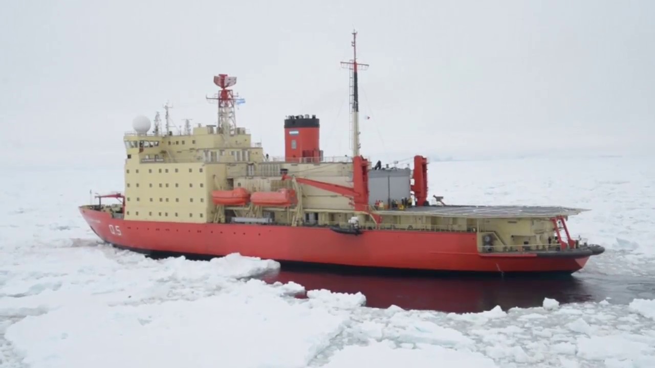 El rompehielos ARA “Almirante Irízar” llegó a la Antártida