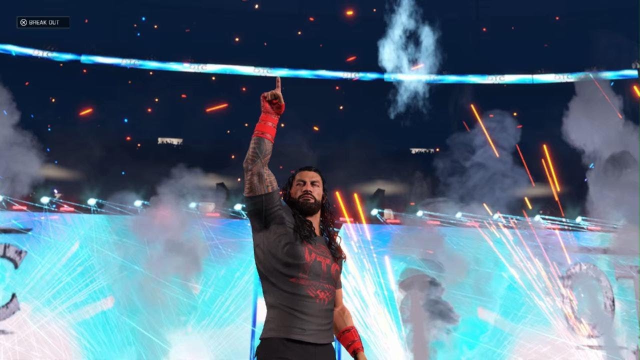 WWE 2K25 John Cena vs Roman Reigns