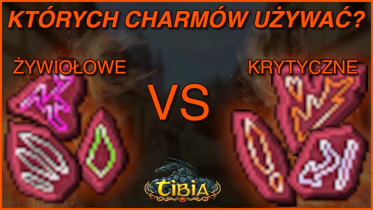 Tibia | Por&oacute;wnanie Charm&oacute;w | Żywiołowe vs Krytyczne | Monk