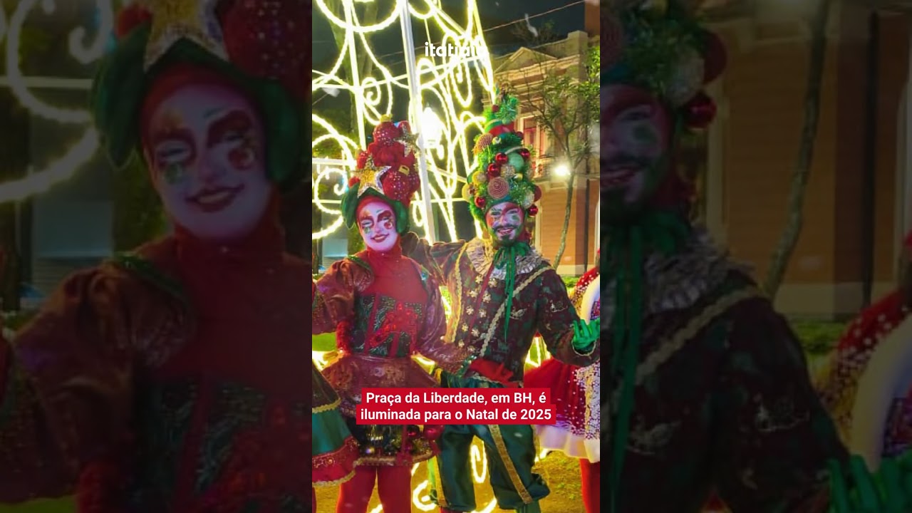 ILUMINA&Ccedil;&Atilde;O DE NATAL DA PRA&Ccedil;A DA LIBERDADE, EM BH, &Eacute; INAUGURADA NESTA SEGUNDA