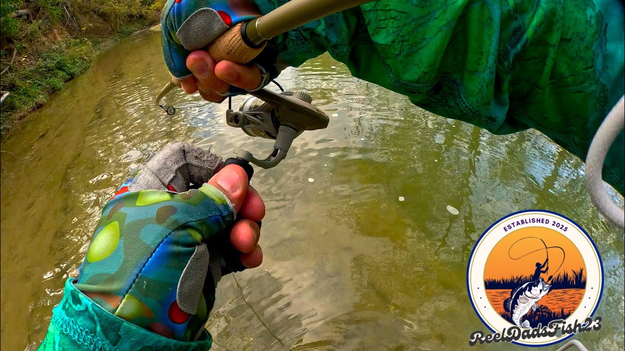 Fishing using the REALTREE 6’6 medium spinning reel combo!!
