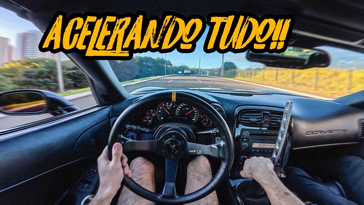 TESTANDO O NOVO MAPA DO CORVETTE PROCHARGER!!🔥🚀  V8 SO O CANO