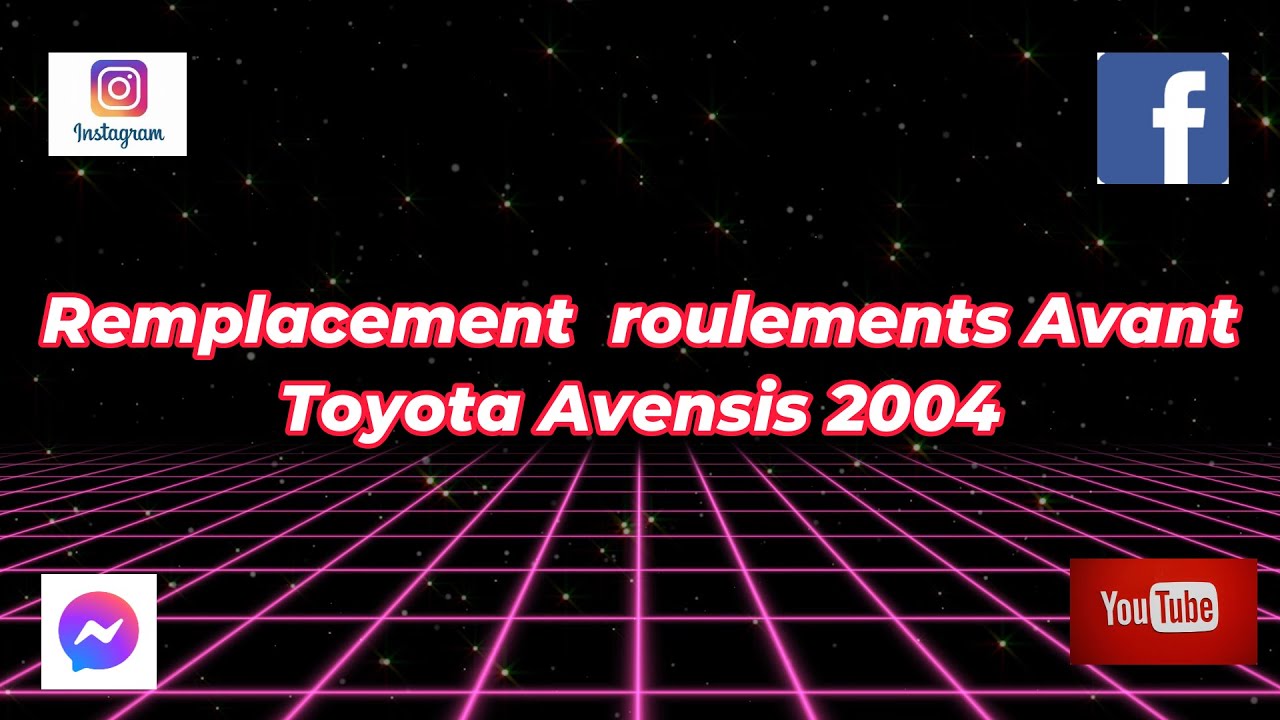 Remplacement roulements roues avant Toyota Avensis 2004
