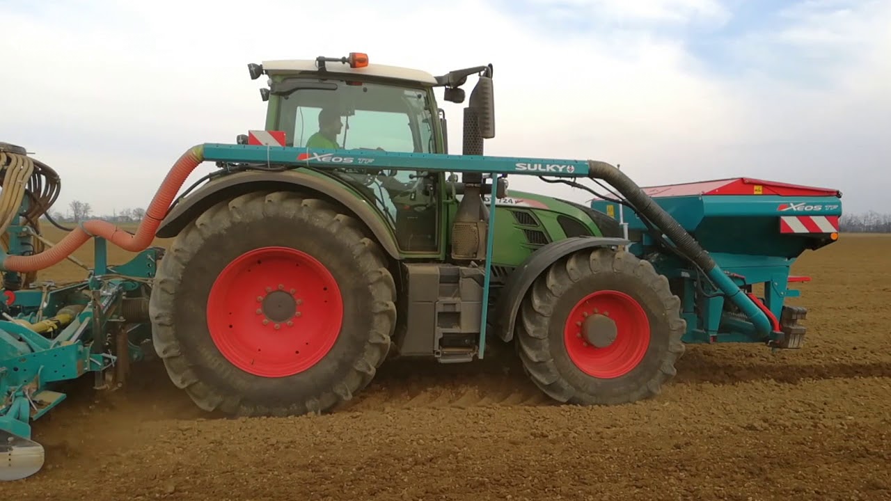 Fendt 724 & Sulky Xeos TF