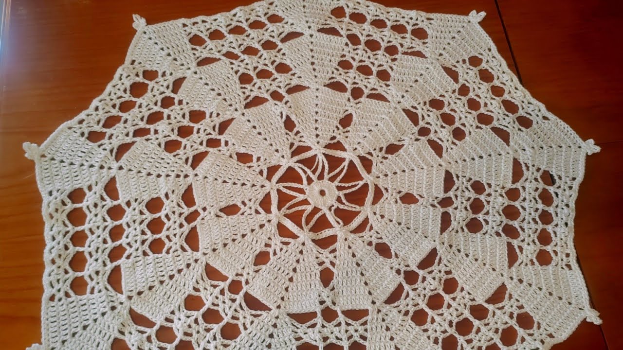 Crochet Grandma Vintage Tablecloth or Doily 