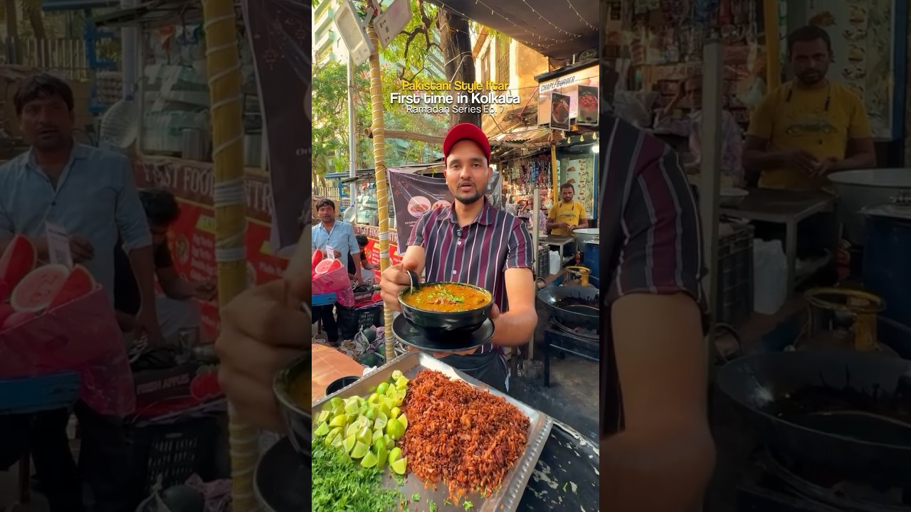 Best Mutton Nihari & unique Pakistani Iftar in Kolkata 💖 #shorts #streetfood #mutton