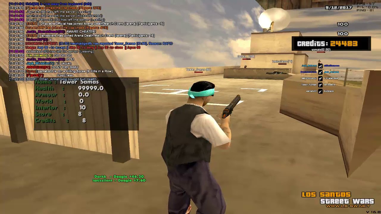 Tawer Samas Rapid fire