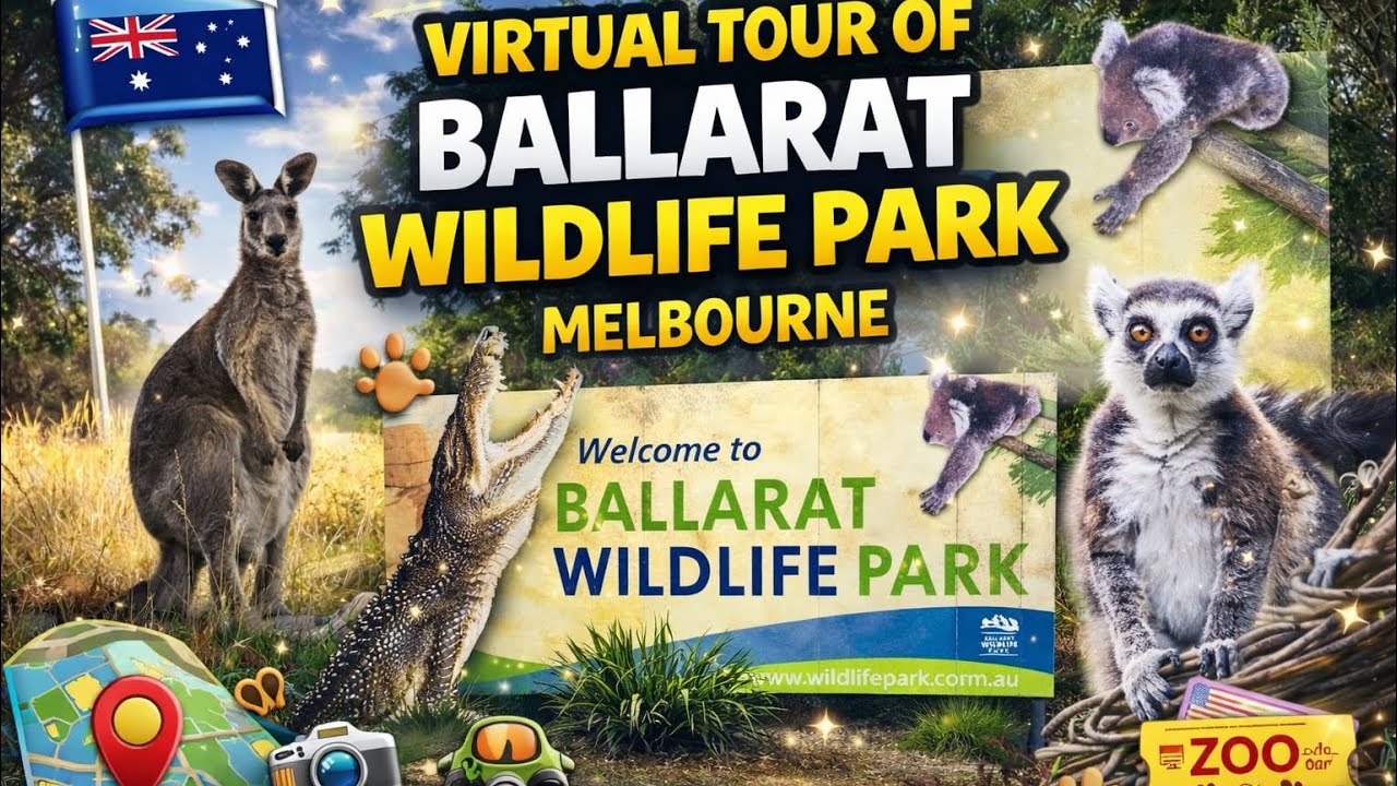 Virtual tour of Ballarat Wildlife Park, Australia | Ashir Anwar      #australia#zoo