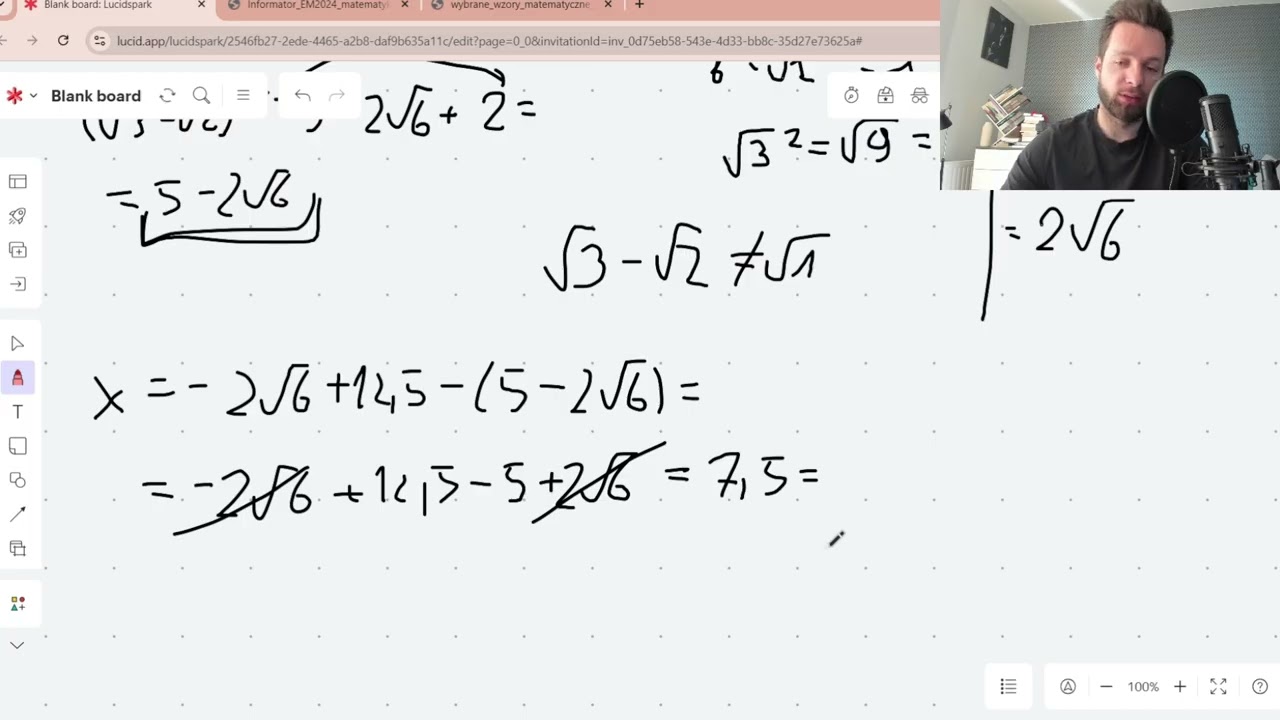 WZORY SKRÓCONEGO MNOŻENIA I NIEWYMIERNOŚĆ 🧠 MATURA Z MATEMATYKI 2026 🚀