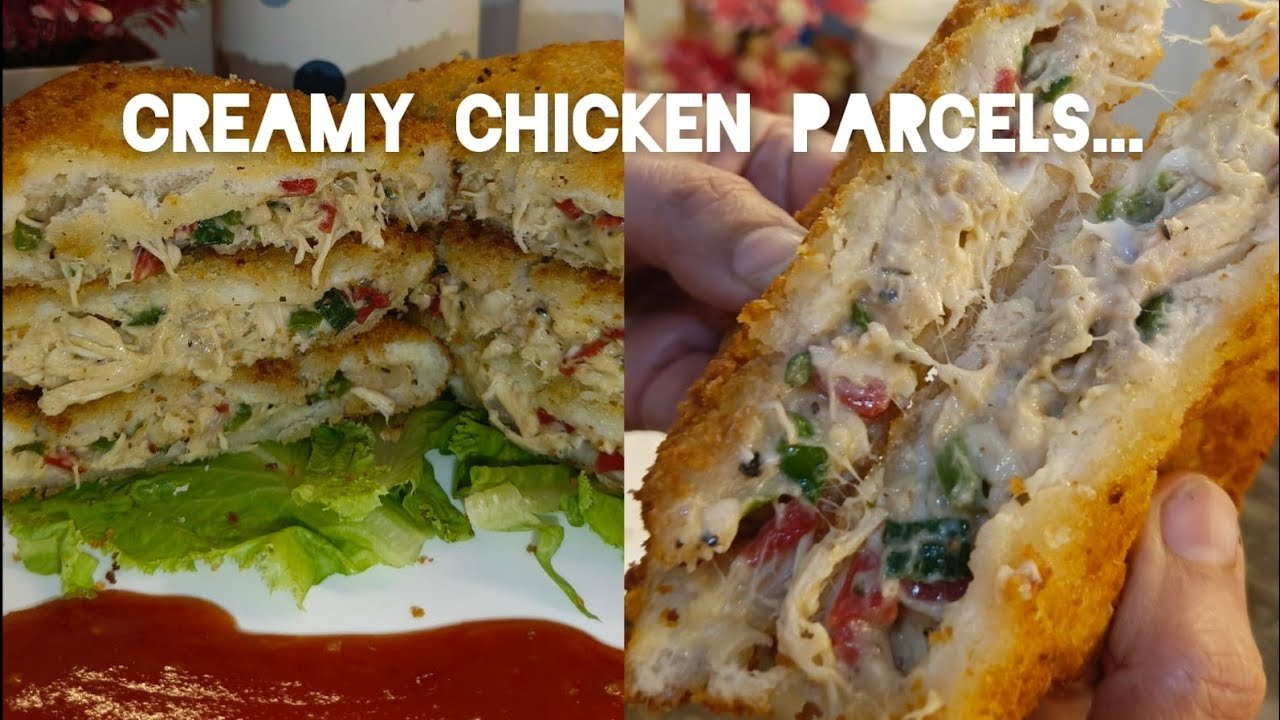 Creamy chicken parcels || iftar special || Ramadan series 