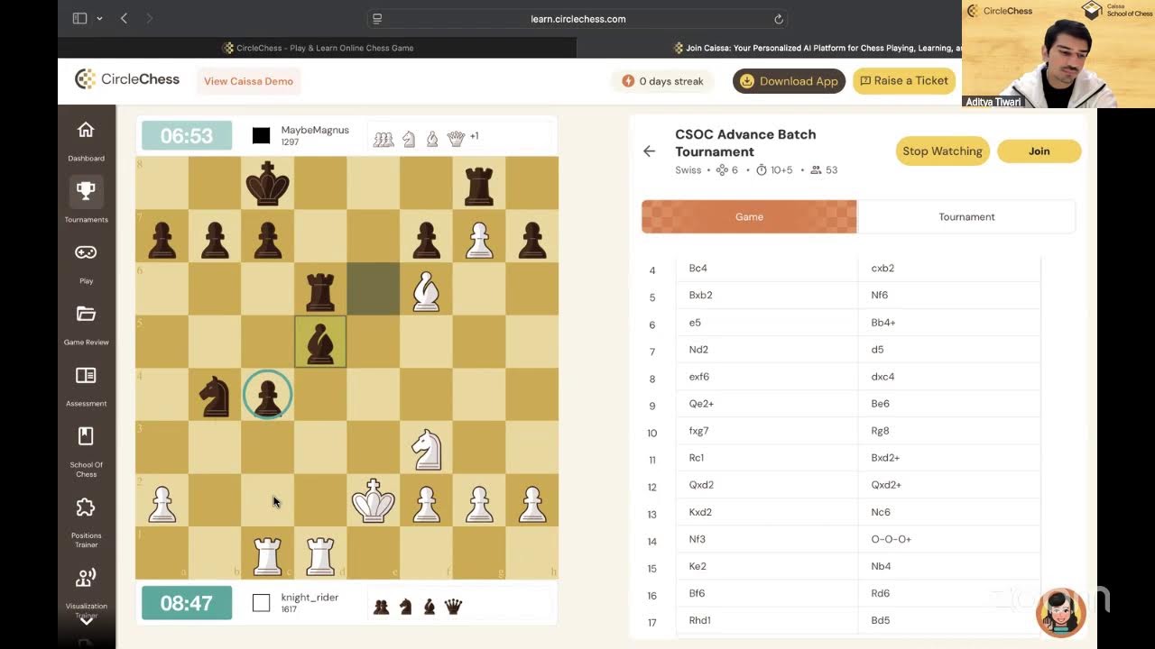 Caissa School of Chess | Weekly Tournament – Batch Battle Edition