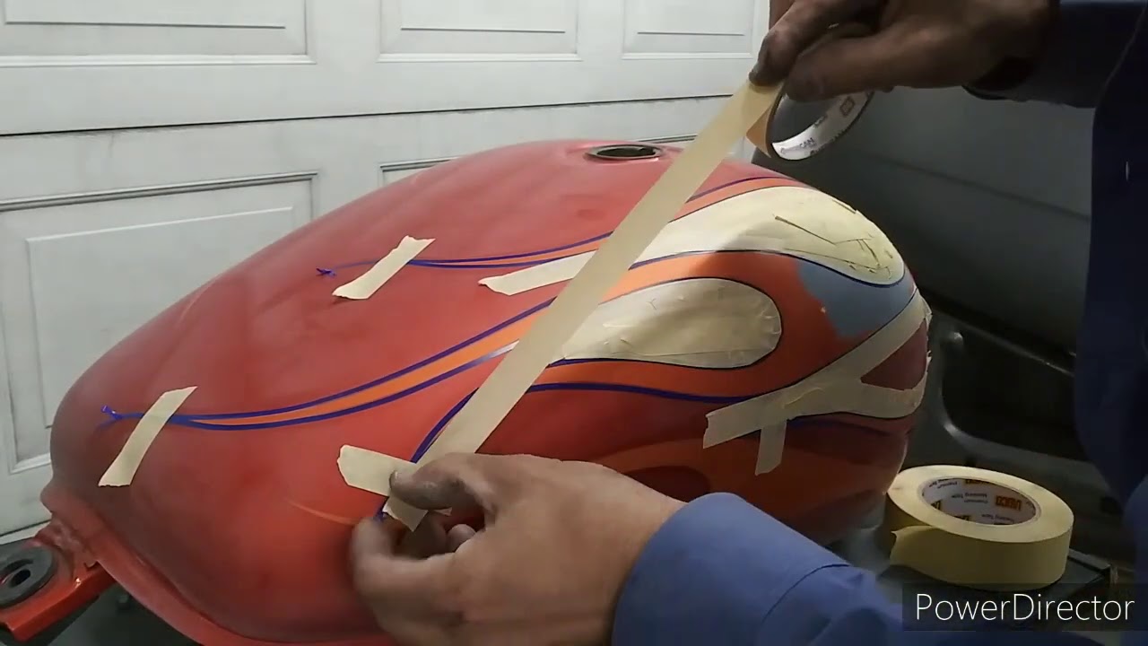 Motorcycle flames