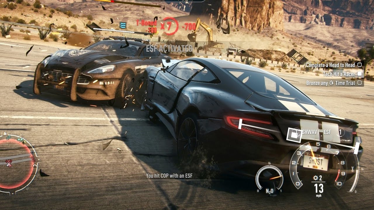 Need For Speed Rivals Extreme Chase & Fighting the COPS