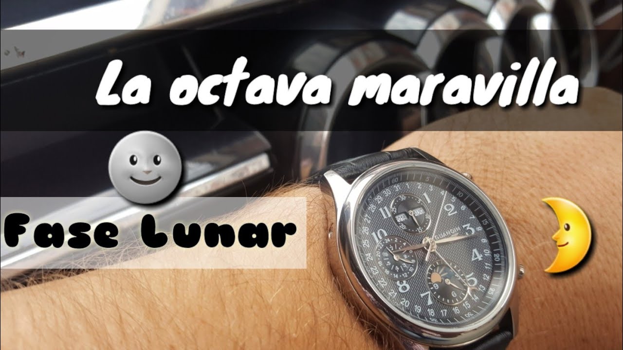RELOJ fase LUNAR 🌚🌛 automático. El regalo perfecto [para ti].