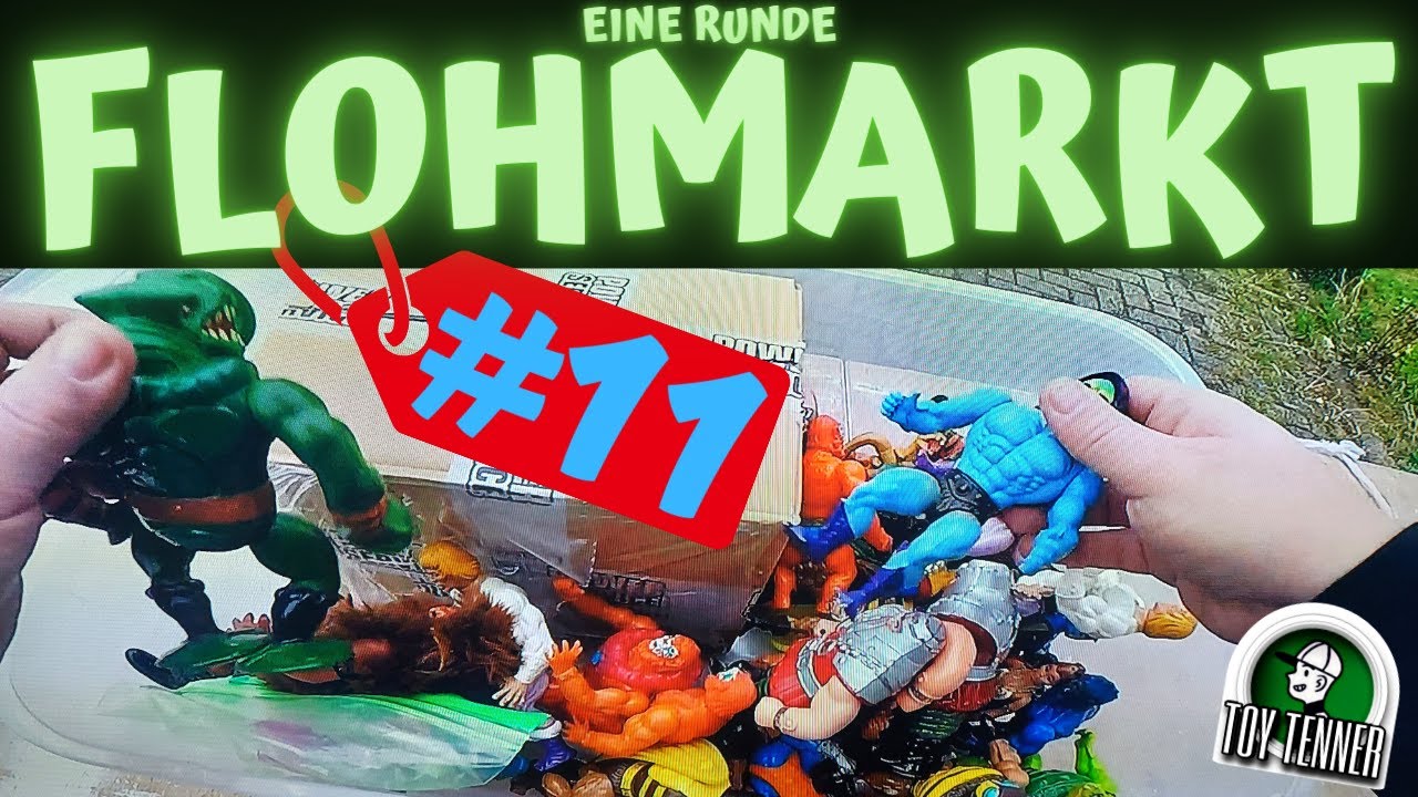 Flohmarkt #11-vintage MotU und WWF aufm Flohmarkt😍, ich  drehe durch!🤪 Live Flohmarkt Action-ERF11