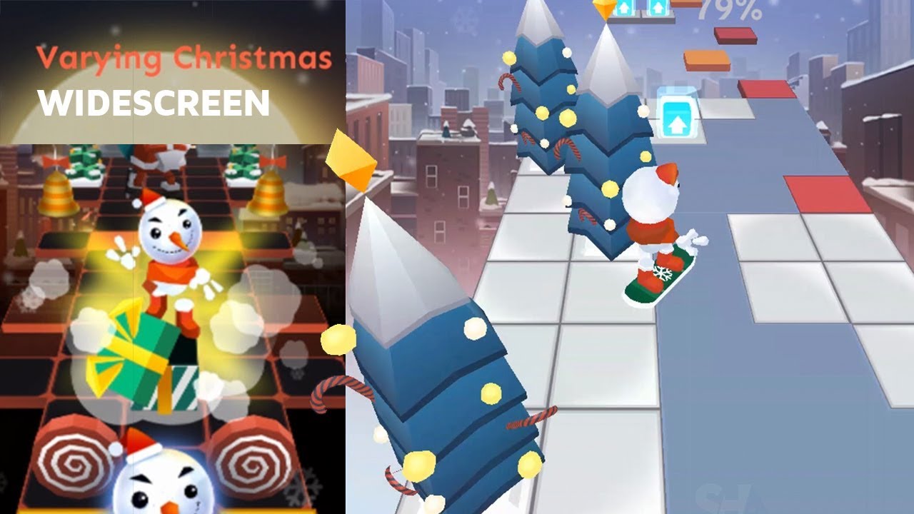Rolling Sky level 24 Varying Christmas (Widescreen) | Dancing Line news