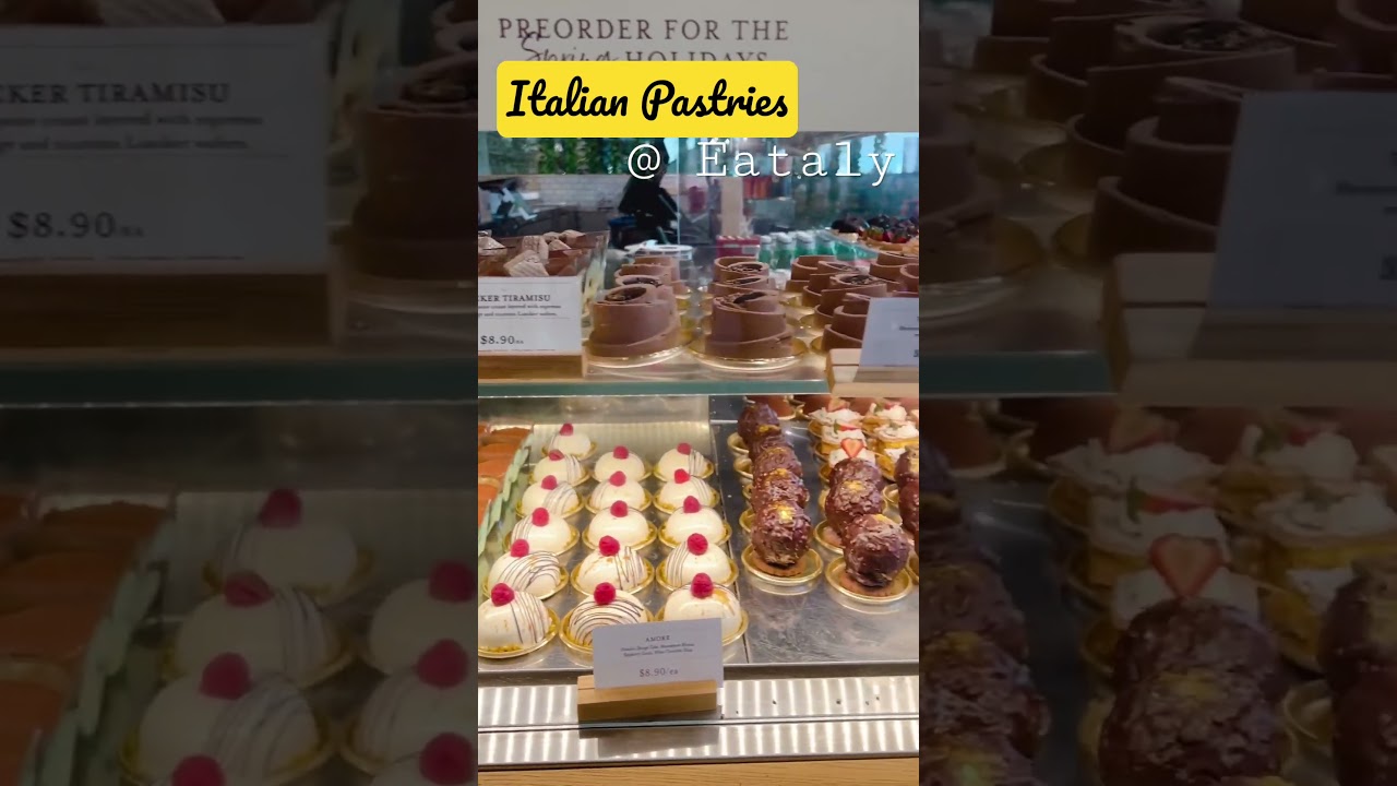 Italian Pastries @ Eataly #pastries #dessert #food #foodlover #travel #eataly #losangeles